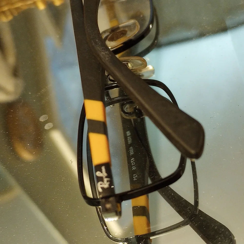 Ray Ban Kids unisex Frames black/ yellow